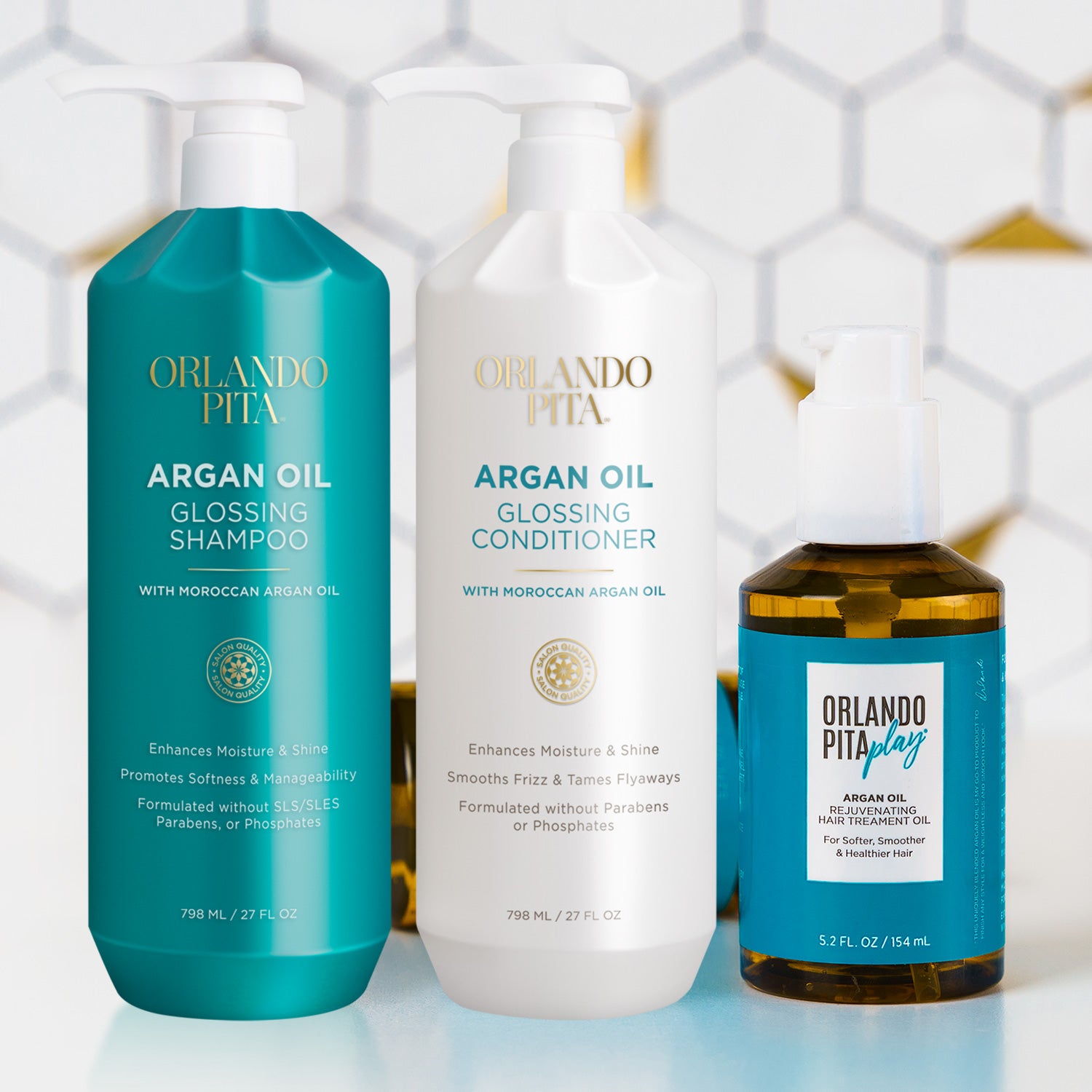 Orlando Pita Argan Rejuvenating Hair Treatment Oil Argan Oil Rejuvenating Hair Treatment Oil – Orlando Pita Play
